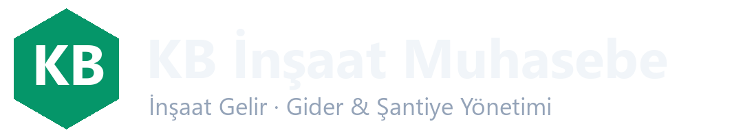 KB İnşaat Muhasebe